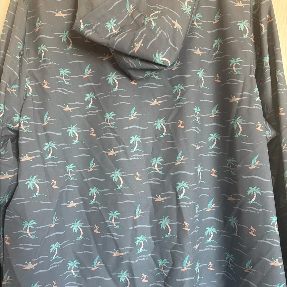 Gray Patterned Lightweight Jacket - Picture 6 of 7